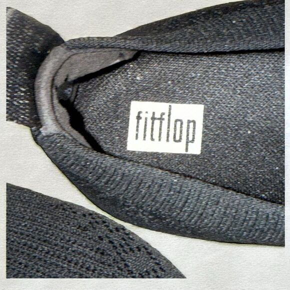 New Without Tags FitFlop ÜBERKNIT™ Slip-On Ballet Flat Knit Sneakers Size 8M - Picture 6 of 6